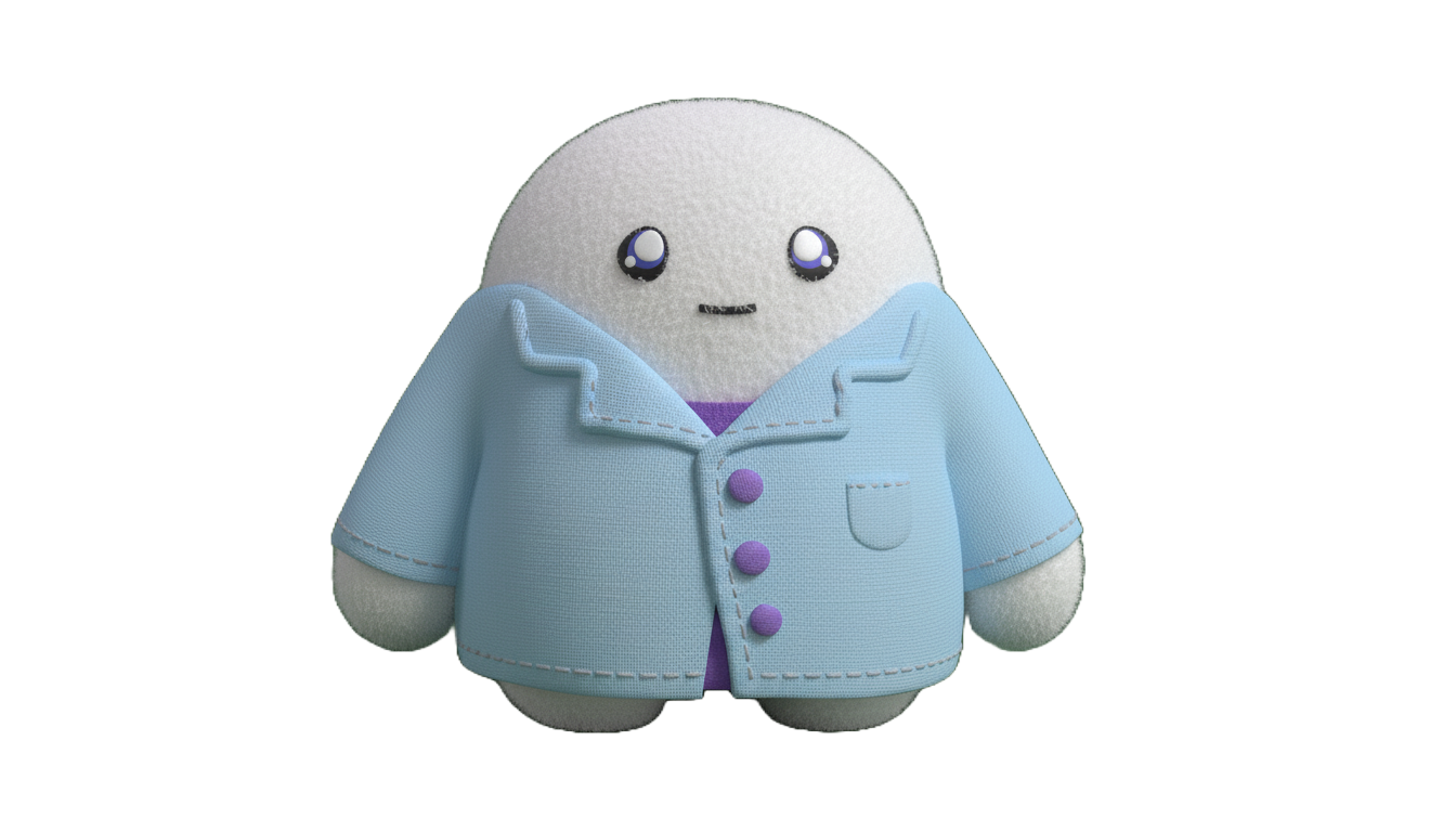 もきゅ院長 ぬいぐるみ イメージ